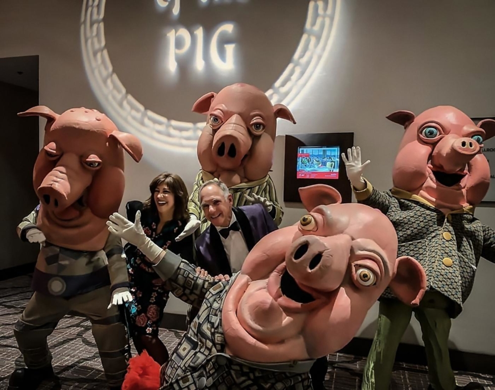 Pigs with Anne and Mike