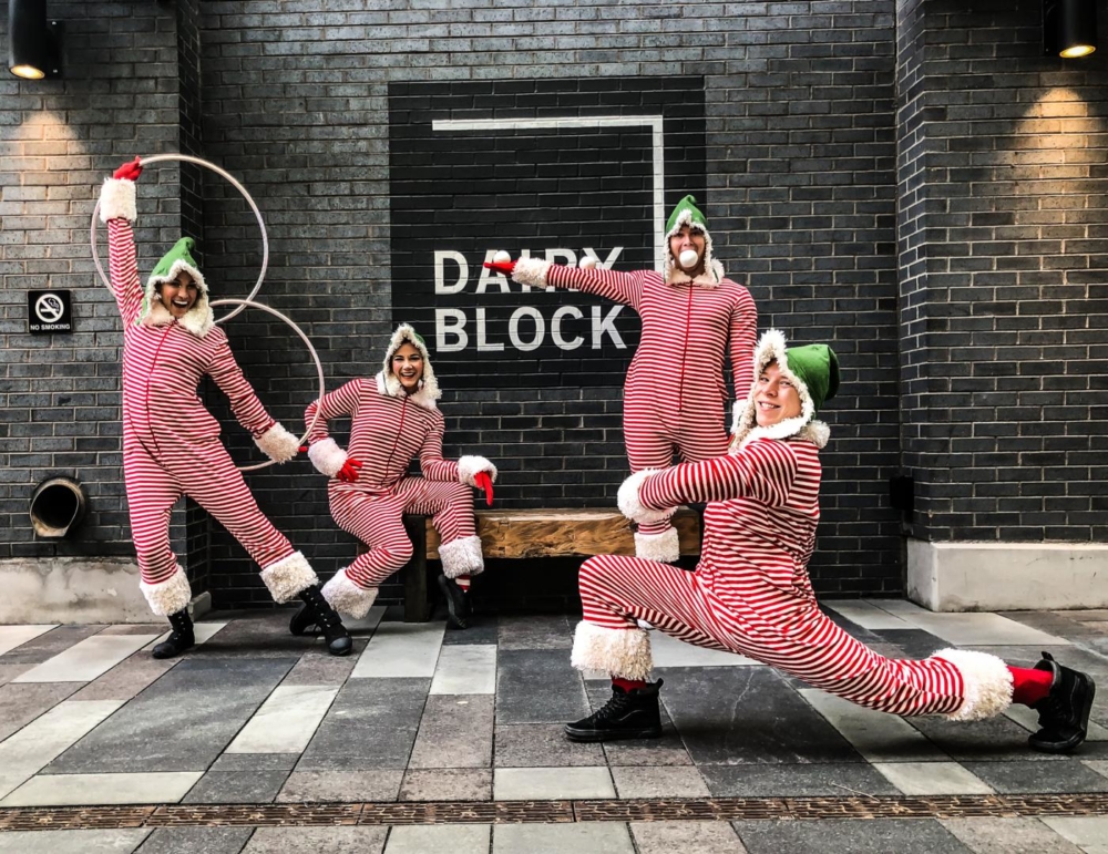 Dairy Block Holiday Elves