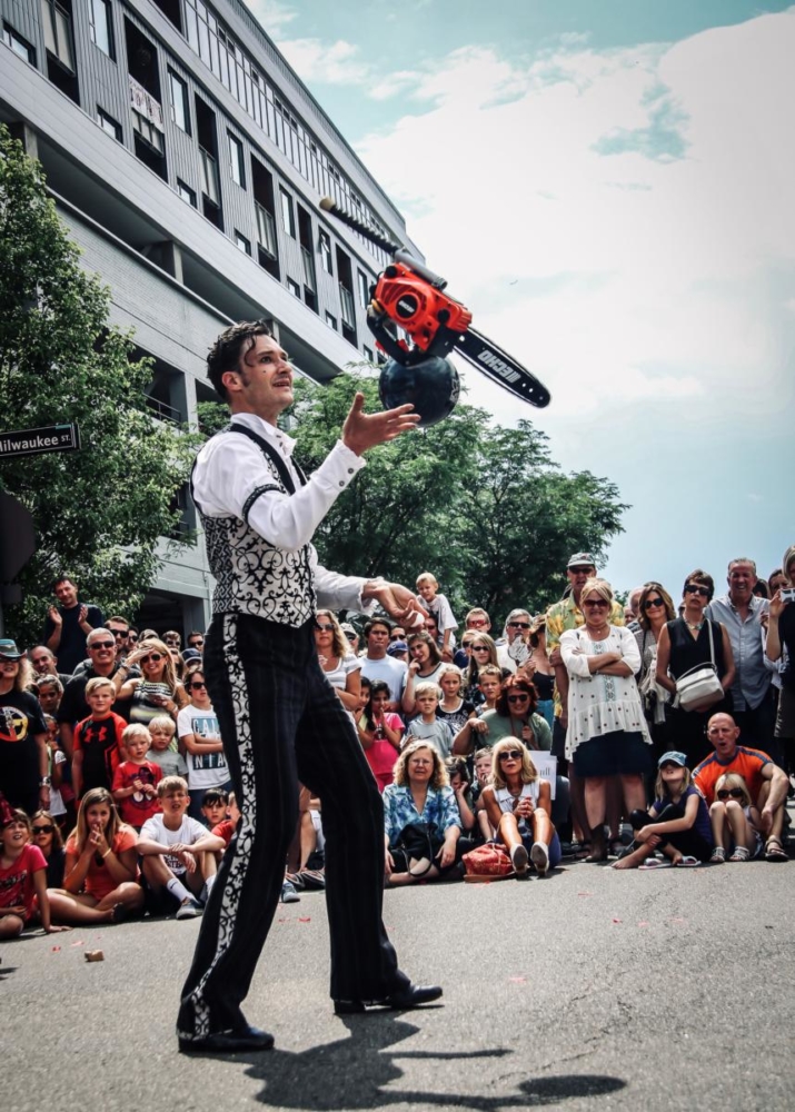 Mike Juggling Chainsaw CCAF